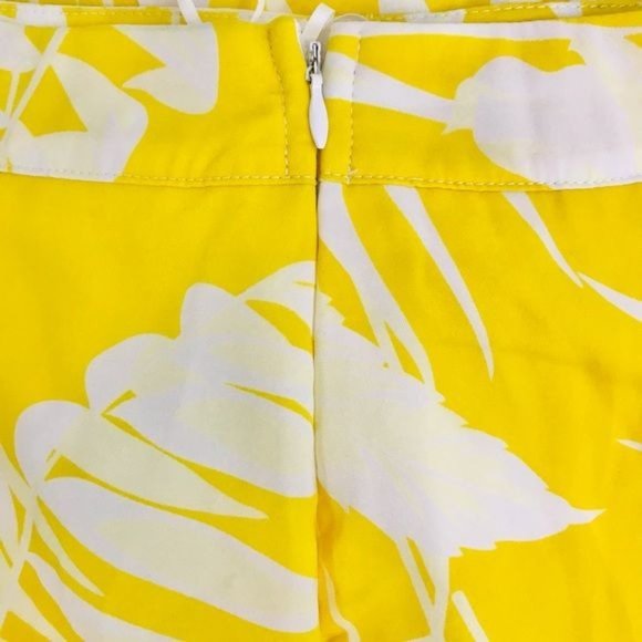 LUXXEL Tropical Floral Waterfall Ruffle High Slit Maxi Skirt - Latin Style, S - Picture 5 of 6